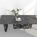 Dining Table Decorations Dining Table Decoration Rectangular Dining Table Living Room Dining Table Table Table Table 3d model