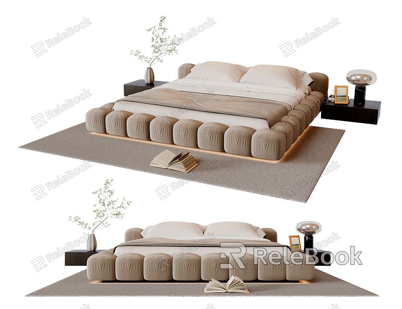 Modern Double Bed model