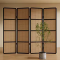 new chinese style screen 3d model