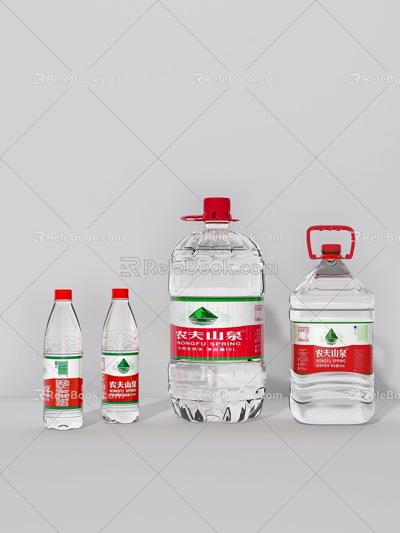 Nongfu Spring Mineral Water 3d model