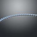 Elegant Silver Chain Jewelry With Polished Links And Shiny Modern Design