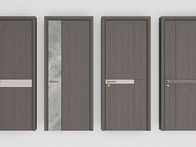 Modern swing door single door combination model