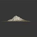 Rocky Mountain Peak Terrain With Isolated Scenic Landscape And Natural Features