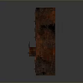 Rustic Rusted Multi Drawer Chest Of Drawers Furniture With Industrial Style
