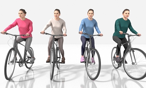 sports cycling 3d model