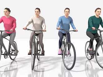 sports cycling 3d model