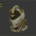 Sci-Fi Helmet Alien Helmet High Tech Helmet Game Helmet 3d model
