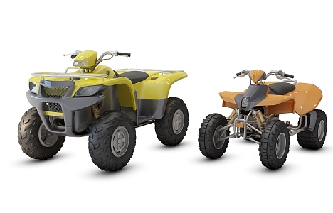 Modern Motorcycle 3d model