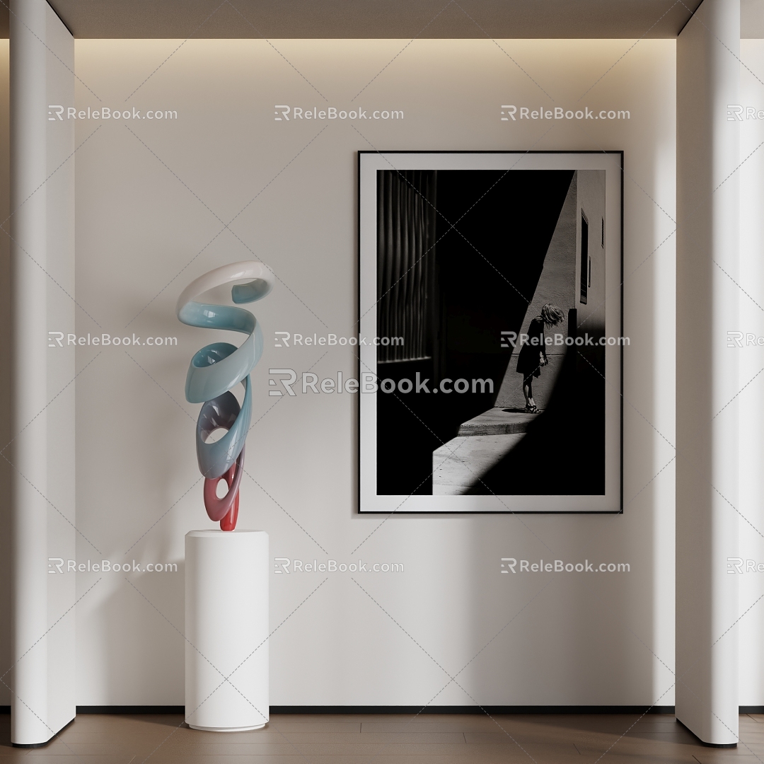 decorative painting 3d model