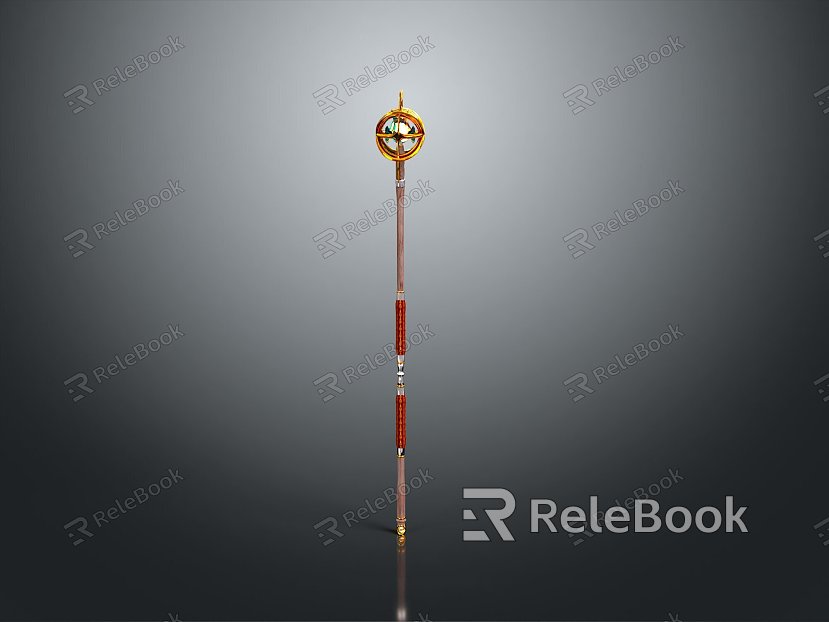 Scepter Ancient Scepter Cane Ancient Scepter Magic Scepter Metal Scepter Classical Scepter Magic Scepter model