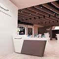 McLaren Showroom With Glass Doors Exterior And Interior Reception Desk Car