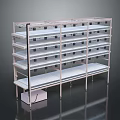 5 Tier Metal Storage Shelving Unit with Sturdy Frame for Home Garage Organization