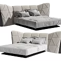 RH double bed 3d model