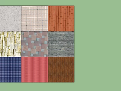 Modern Paving Sits Paving Library 3d model