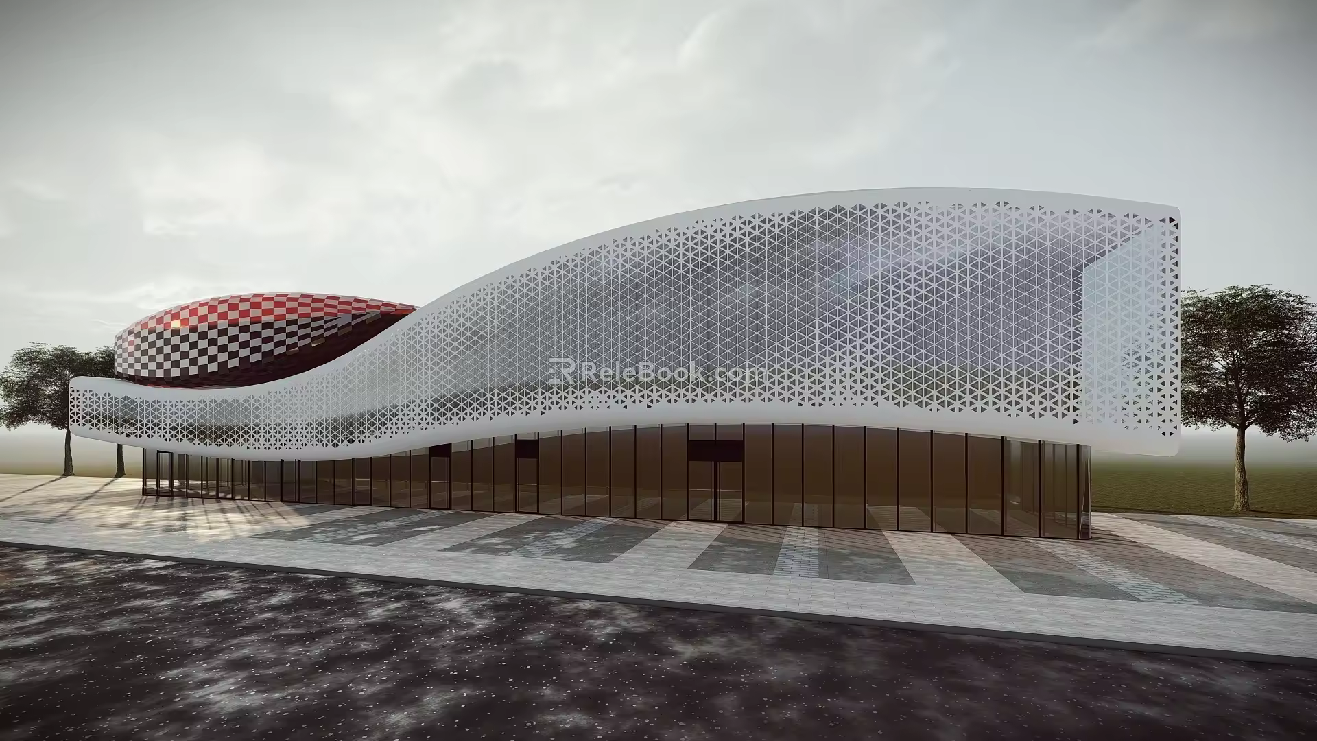 modern architecture 3d model