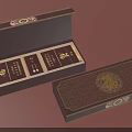 Traditional Open Gift Box With Small Packages And Chinese Character Fu