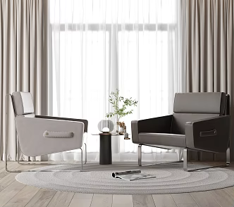 Modern Casual Sofa Combination Single Sofa 3d model