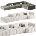 Light Luxury Multiplayer Module Sofa Collection 3d model