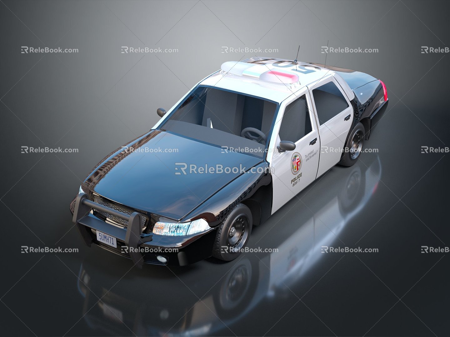 Police Car Police Car Police Car Police Car 3d model