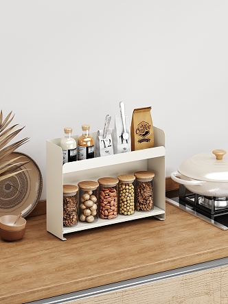 seasoning bottle rack 3d model