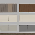 Various Upholstered Backrests In Different Colors And Textures For Home Decor