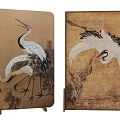 new chinese style screen 3d model