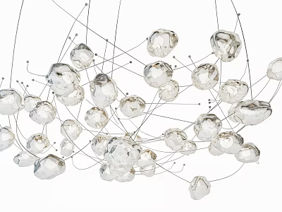 Inflatable Decorative Balls With Transparent Design For Hanging Event Decoration 3d model