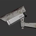 Durable Electronic Appliance Wall Mounted Design With Red White Texture And Metal Bracket