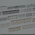 Ornamental Fence Collection With Various Intricate Patterns And Diverse Decorative Styles