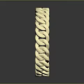 Fashionable Golden Braided Bracelet With Intricate Woven Design And Shiny Metal