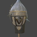 Clean Islamic Helmet 3d model