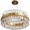 Modern Chandelier Loft Concept Brass Gold Chariot 3d model