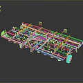 Agricultural Farming Machinery With Metal Frame Multiple Wheels And Orange Components