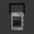 Cloud Viewer CS-900 Handheld Commercial Device With Screen And Control Knobs 3d model