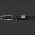 Futuristic Sci Fi Pistol With Metal Construction And Detailed Grip Design