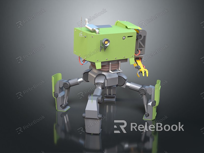 Modern Robot Robot Assistant Small Robot Robot Butler model