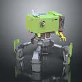 Modern Robot Assistant Small Robot Butler 3d model
