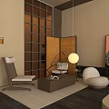 Modern Hotel Lobby Interior With Reception Desk Seating Area And Decorative Lighting