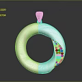 Elegant Rose Gold Circular Pendant With Sparkling Diamond Accents And Smooth Polished Finish