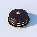 Chocolate Cake Cake 3d model