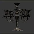 Elegant Vintage Metal Candelabra With Multiple Candle Holders For Home Decor