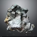 Organic Wooden Stone With Rough Surface And Blue Gray Brown Natural Texture