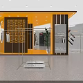 Elegant Clothing Store Front With Window Displays Mannequins And Luxury Apparel