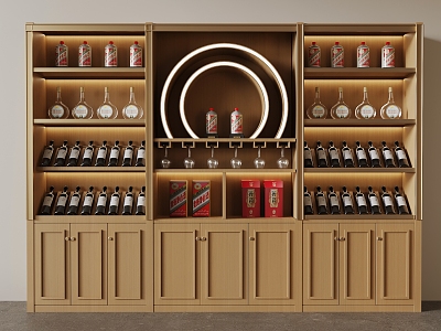 Wine Cabinet Display Cabinet Wine Cabinet Liquor Cabinet model