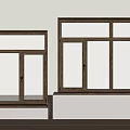 Window combination 3d model