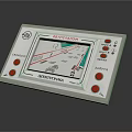 MG Computerized Security System Control Panel Terminal With Screen Red Buttons And Select Room Function