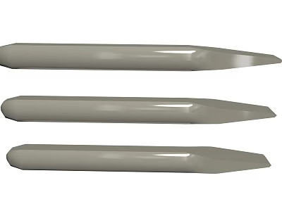 High Quality Hardware Tools Set Of Three Durable Chisels For Woodworking 3d model