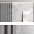 Modern Minimalist Wall Paneling With Textured Gray And Wooden Designs For Interior Walls