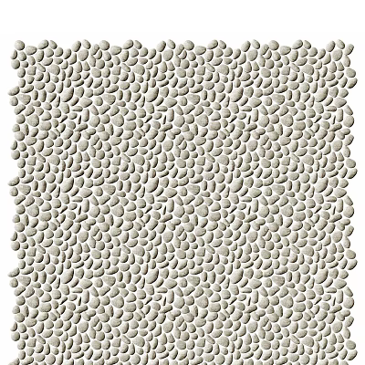 Wall Decor With Oval Pebbles Pattern For Modern Home Interior Design 3d model