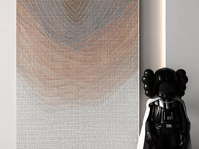 Modern Square Carpet 3d model